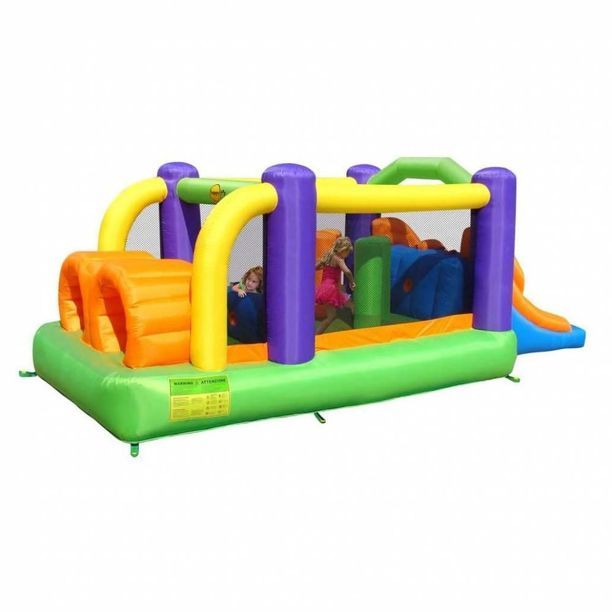Inchiriere Tobogan gonflabil cu mini obstacole model 3 Inchiriere Tobogan gonflabil cu mini obstacole model 3