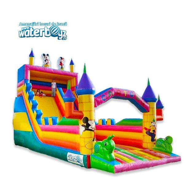 Disney Castle Inflatable Slide Rental Disney Castle Inflatable Slide Rental
