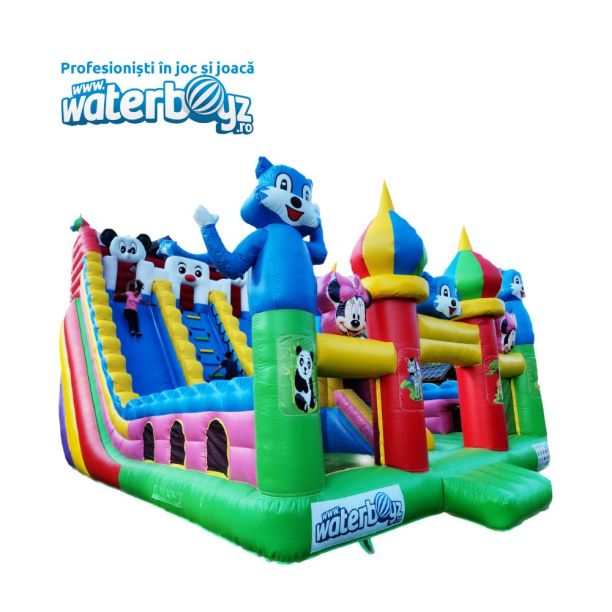Disney Inflatable Slide and Town 10*5*7
