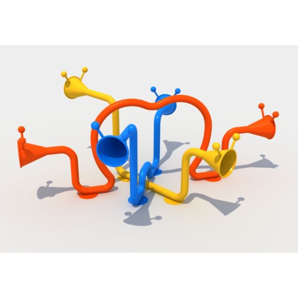Outdoor interactive trumpets Outdoor interactive trumpets